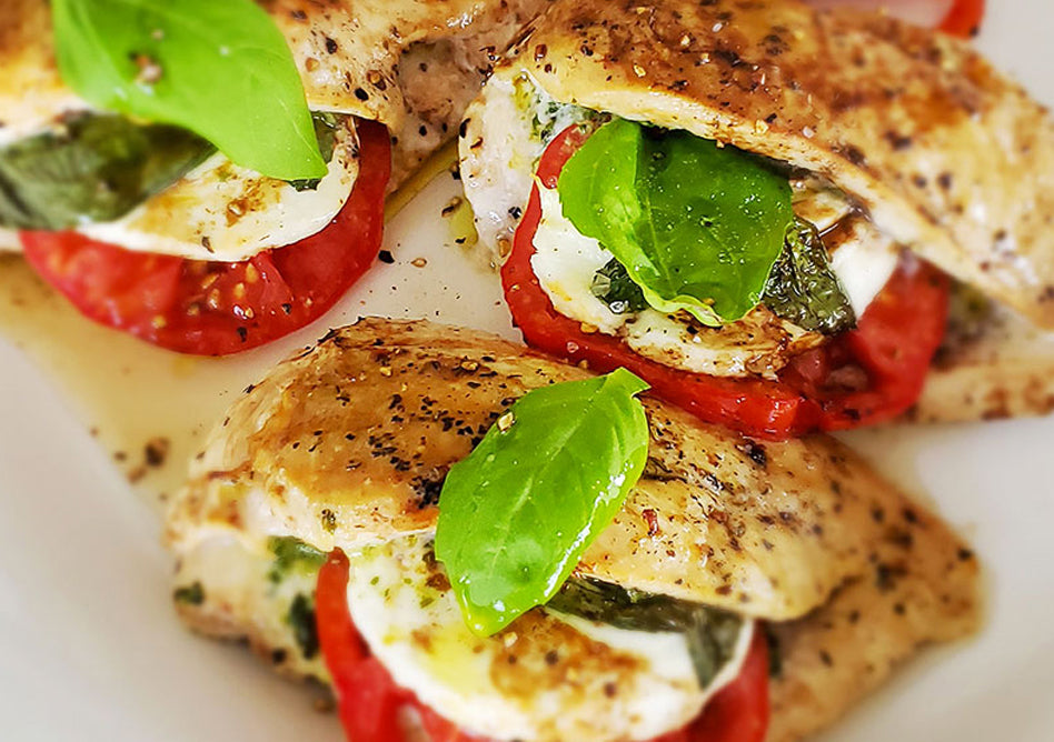 POITRINES DE POULET FARCIES CAPRESE