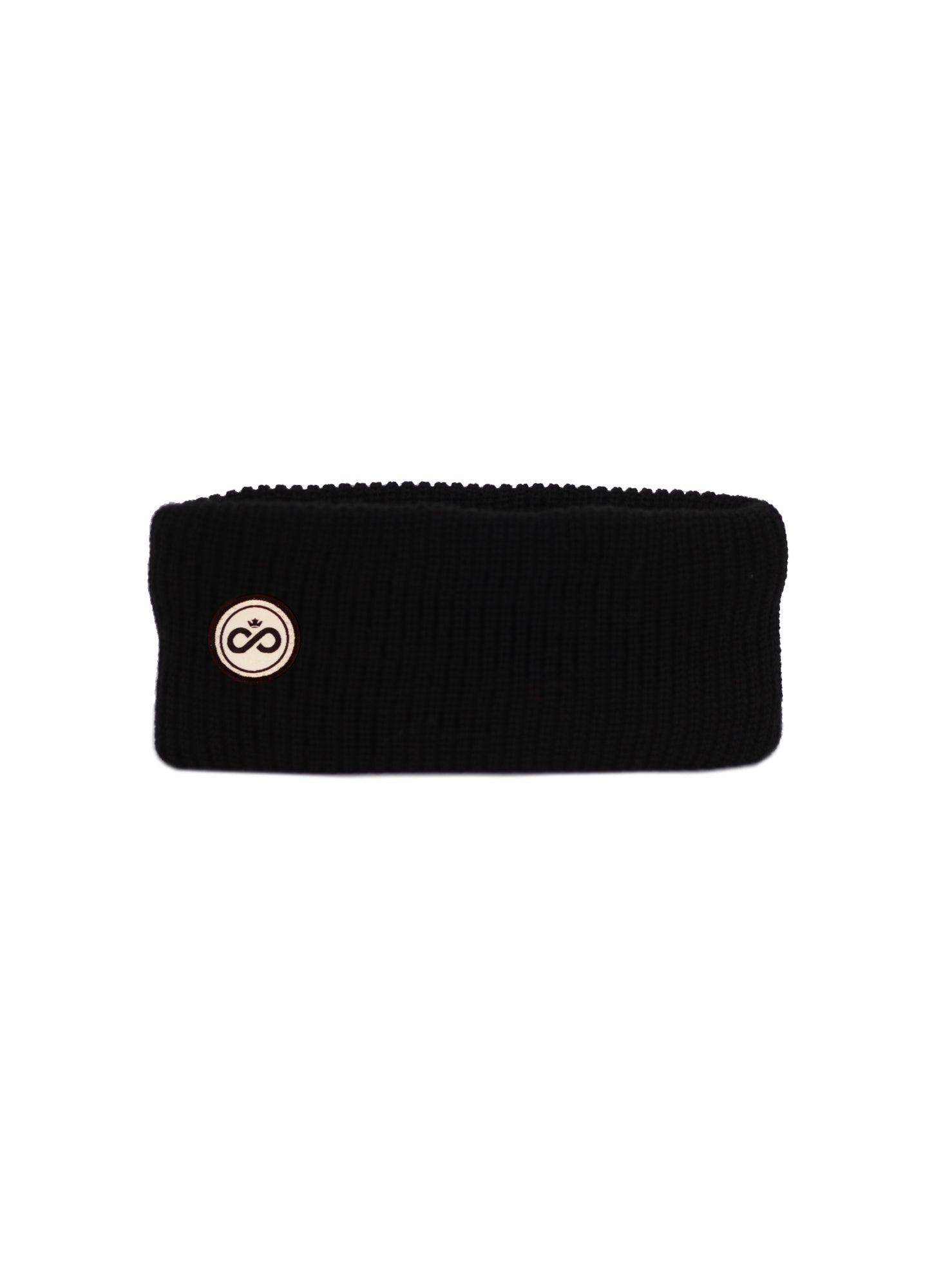 Bandeau Alpin noir - logo rond