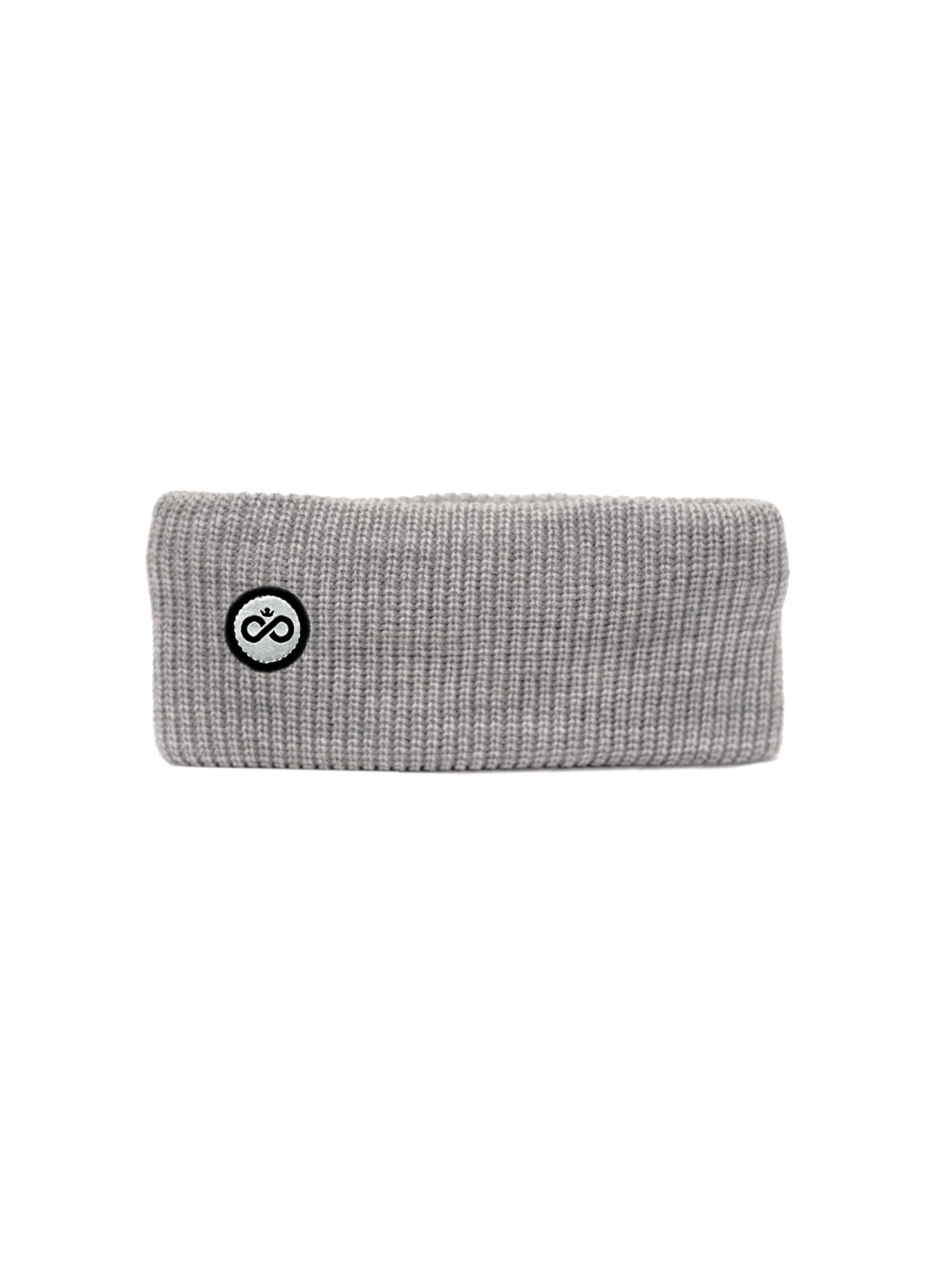 Bandeau Alpin gris - logo rond