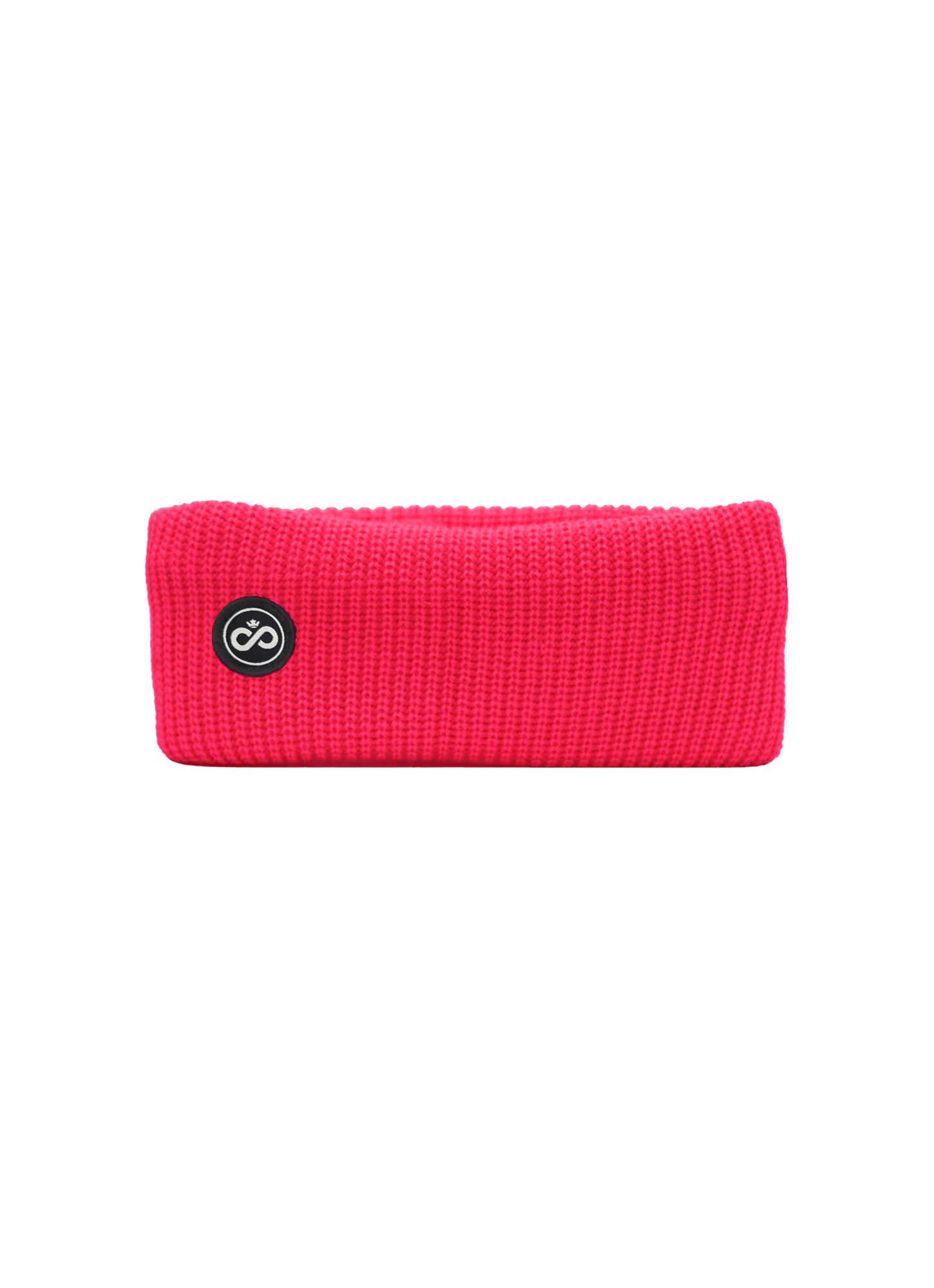 Coral Alpine Headband - Black Round Logo