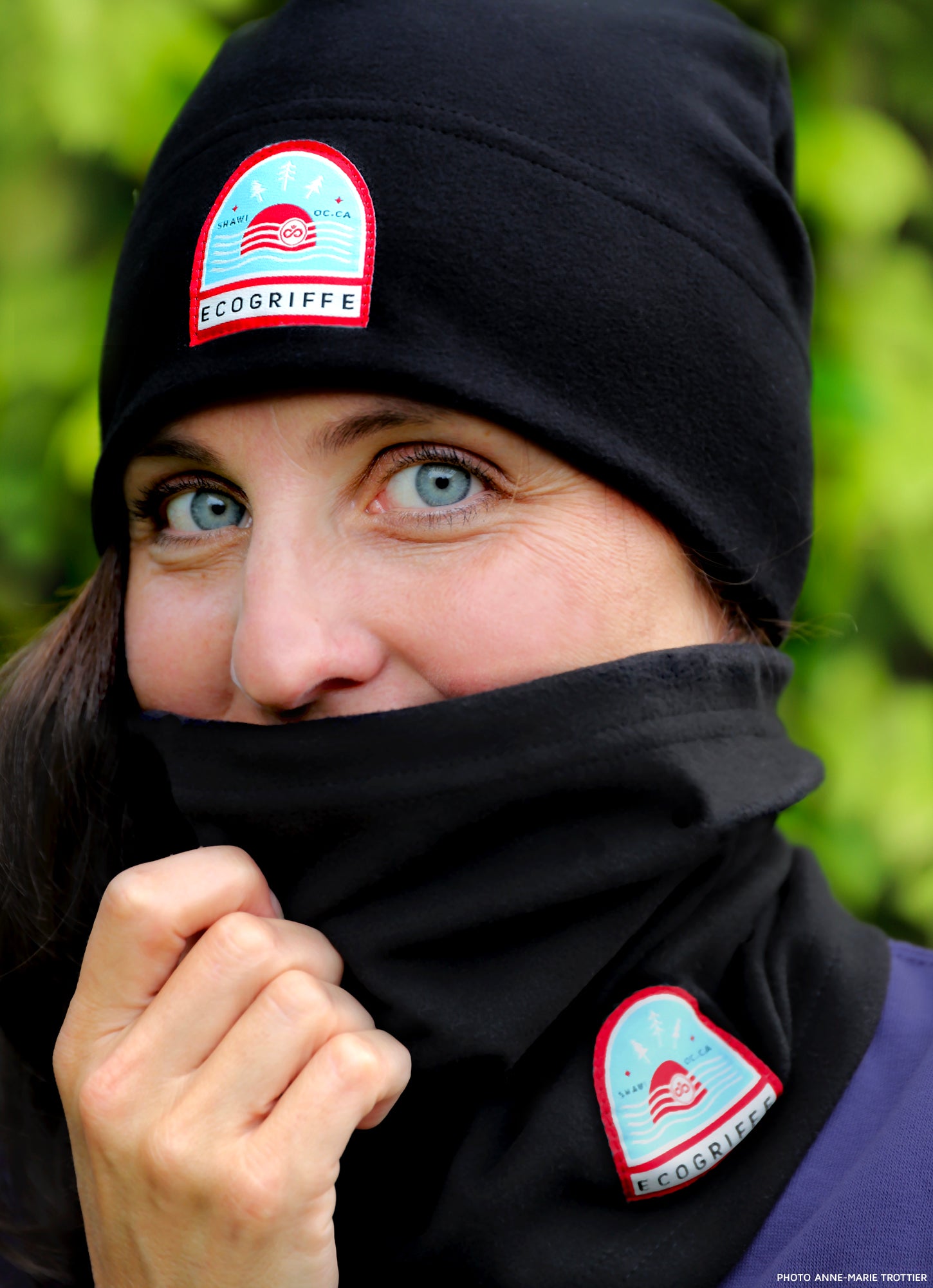 Cache-cou ultra doux noir Podium