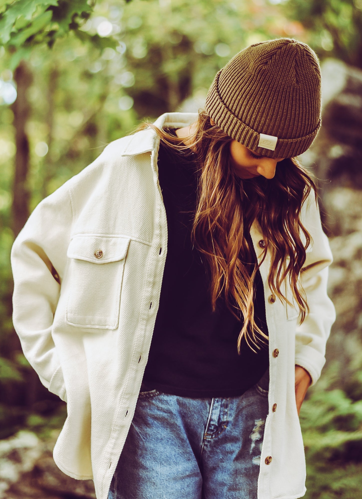 Boreal set tuque & mushroom scarf