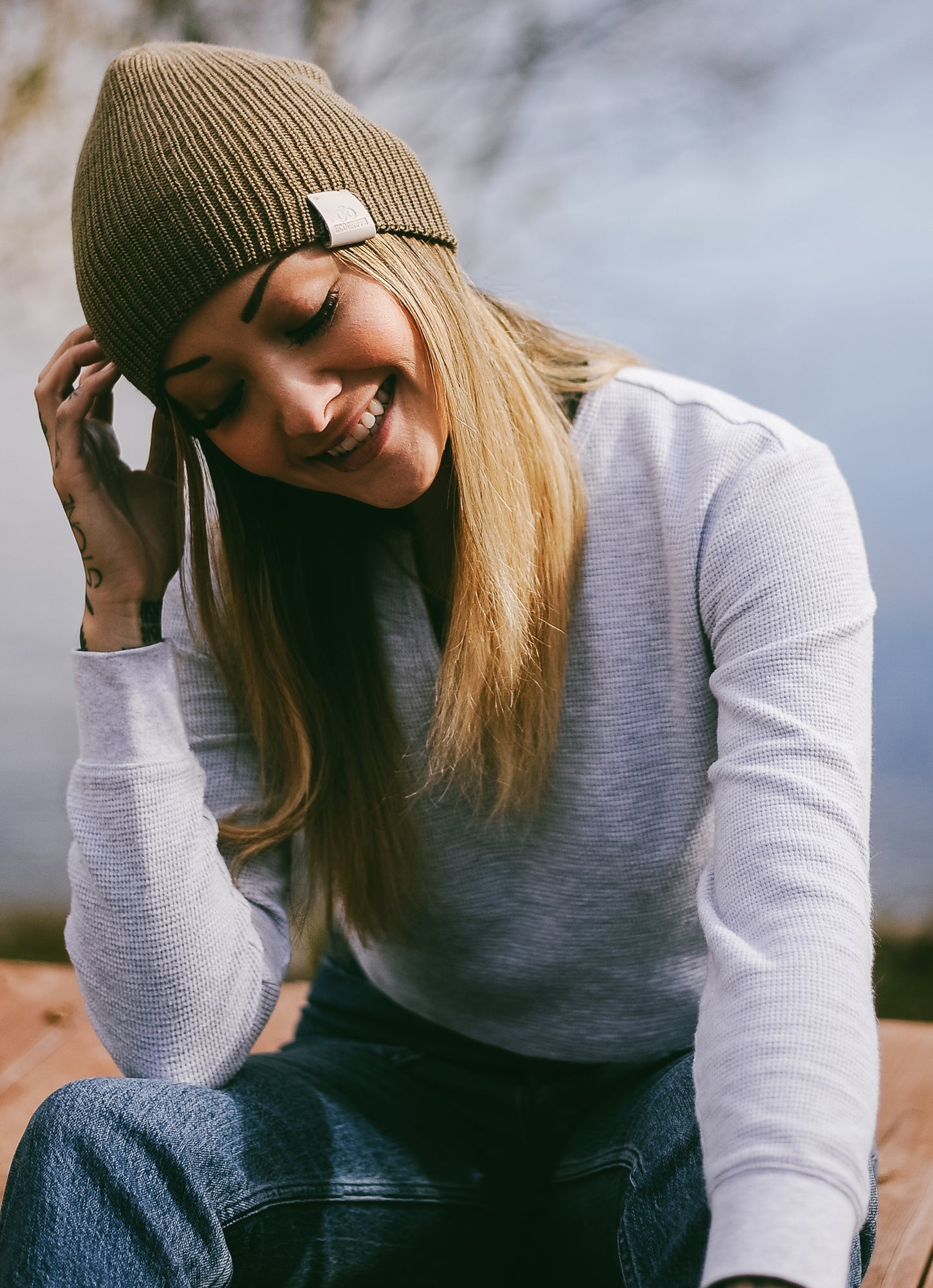 Boreal set tuque & mushroom scarf