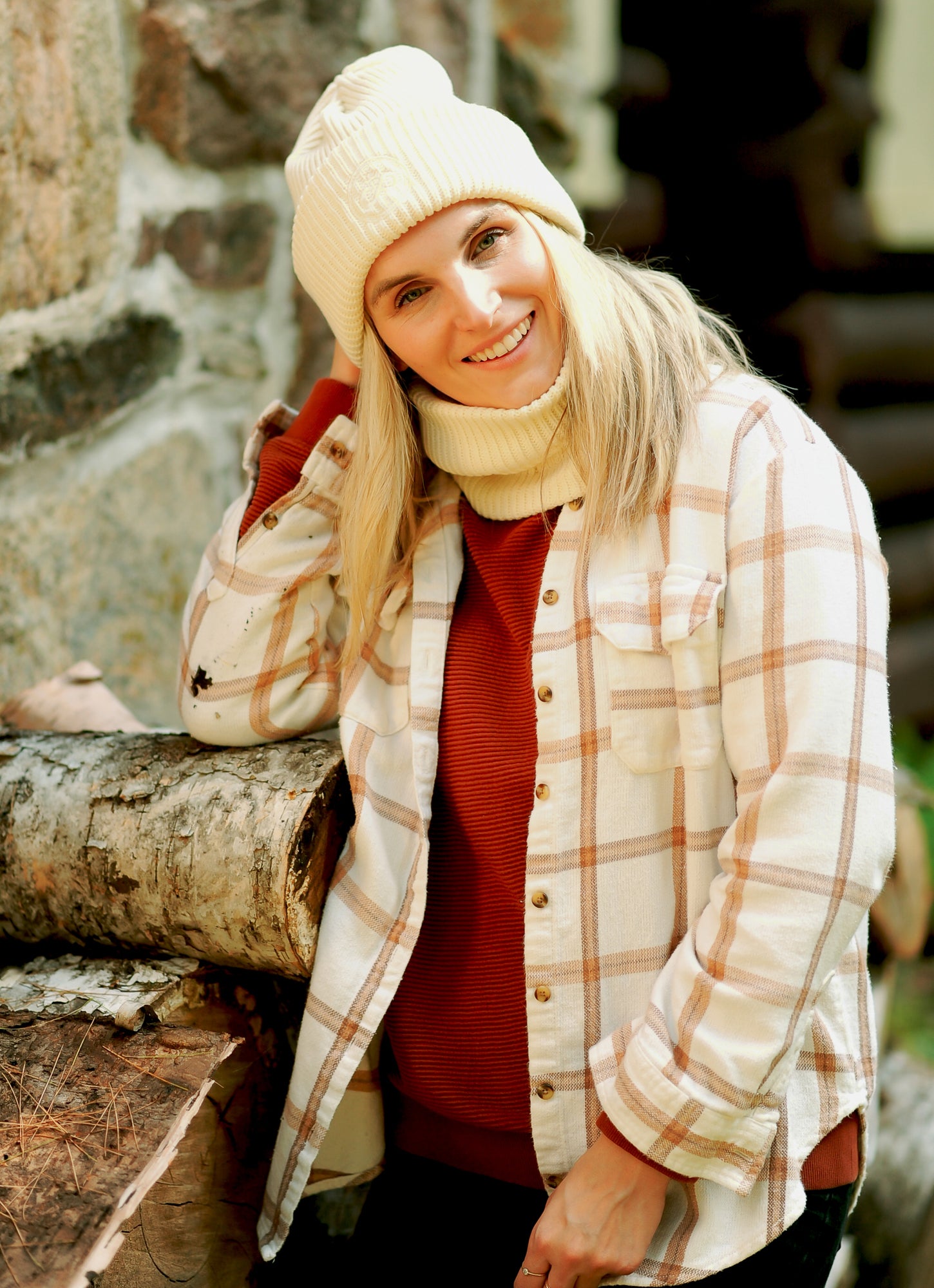 Tuque crème Nomade - taille adulte