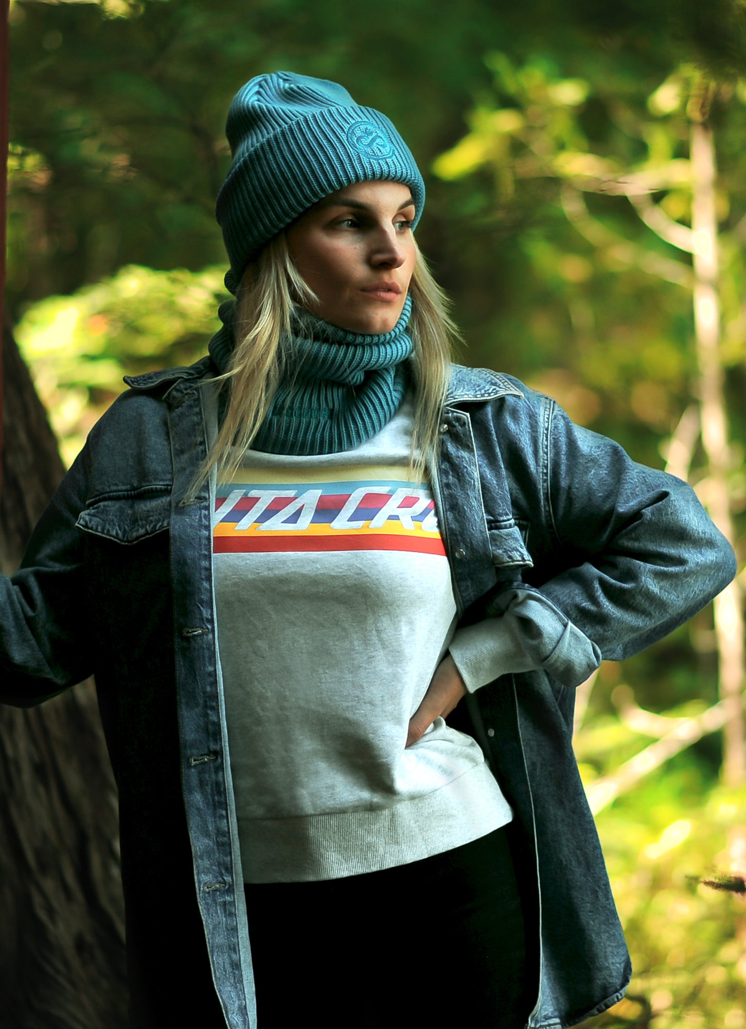 Tuque sarcelle Nomade - taille adulte