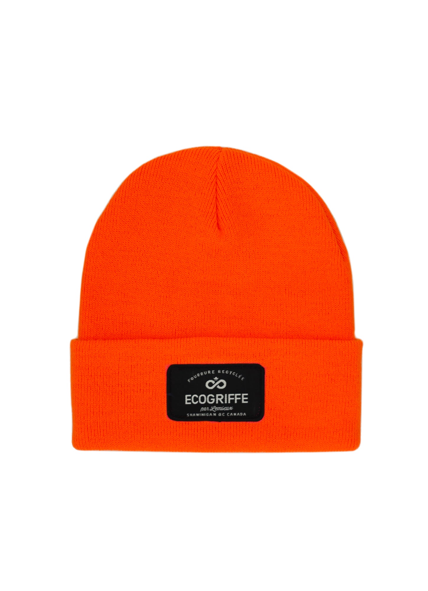 Tuque orange fluo Tradition - taille junior