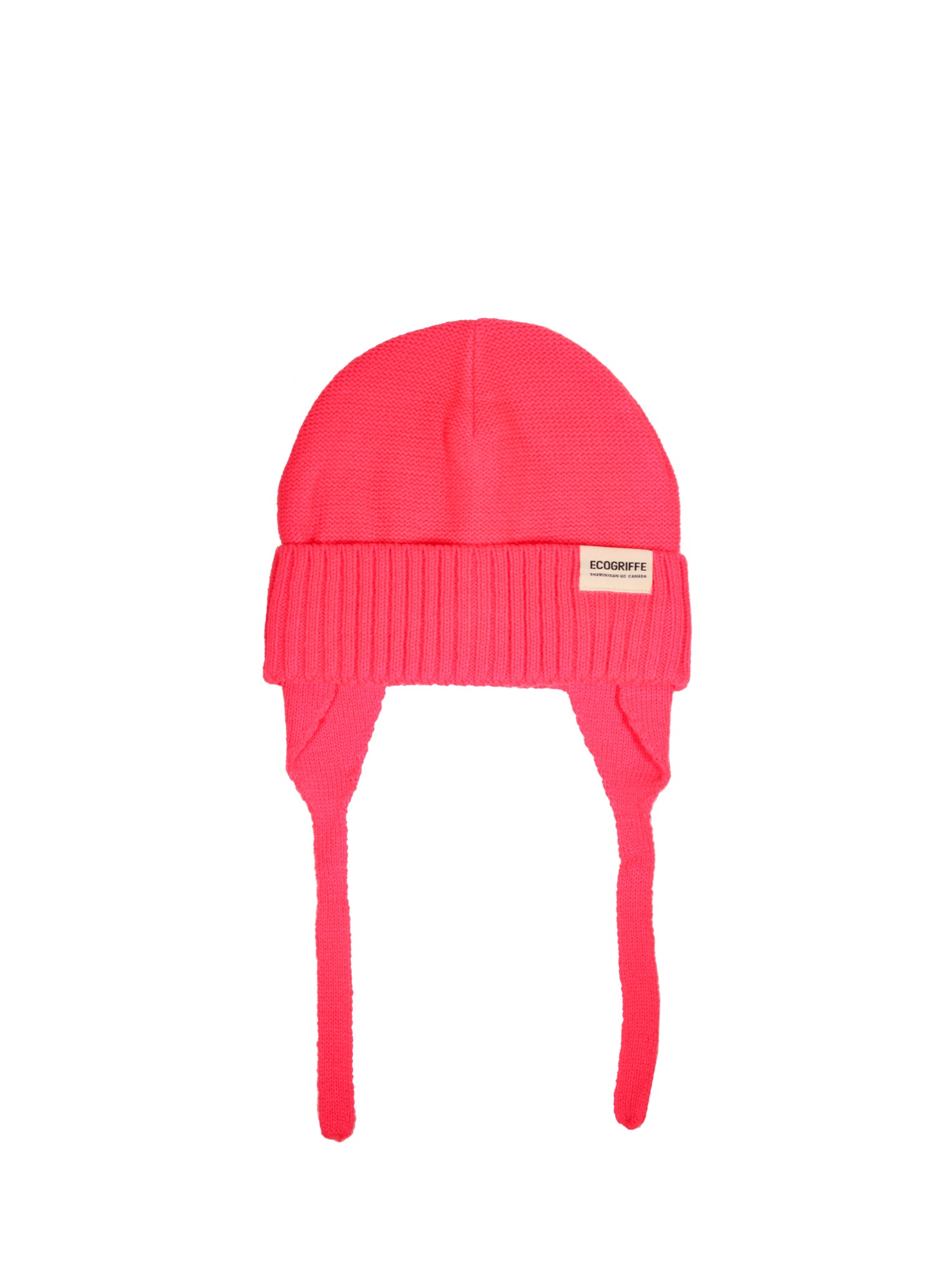 Coral Raccoon Hat