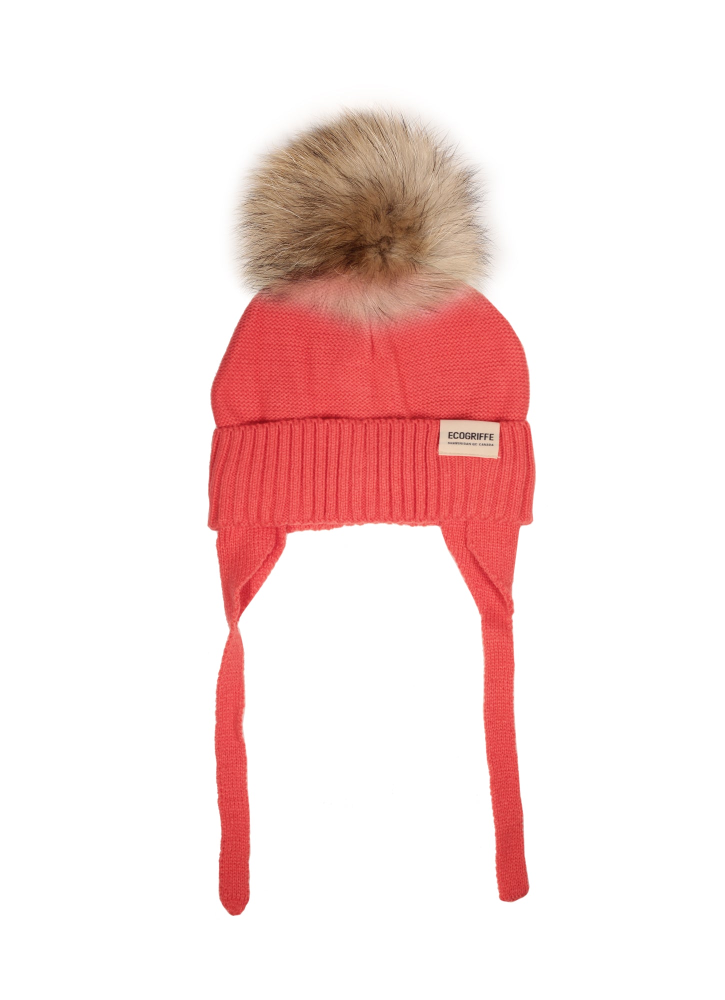 Tuque pêche Raton avec pompon