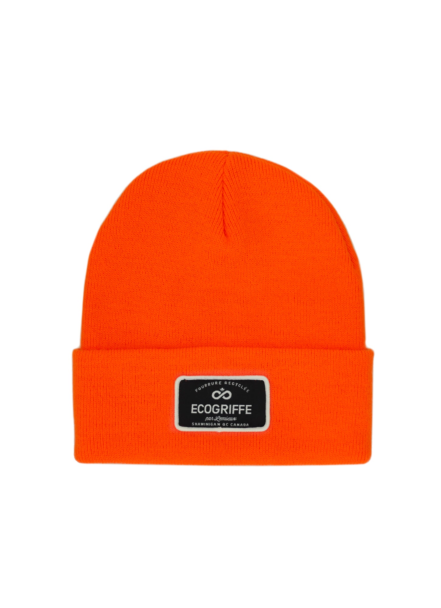 2023-ecogriffe-tuque-tradition-junior-orange-fluo copie