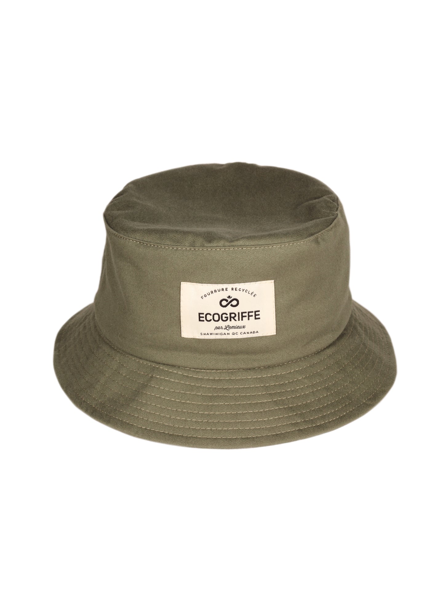 ecogriffe-bucket-hat-kaki-etiquette-pale-unisexe