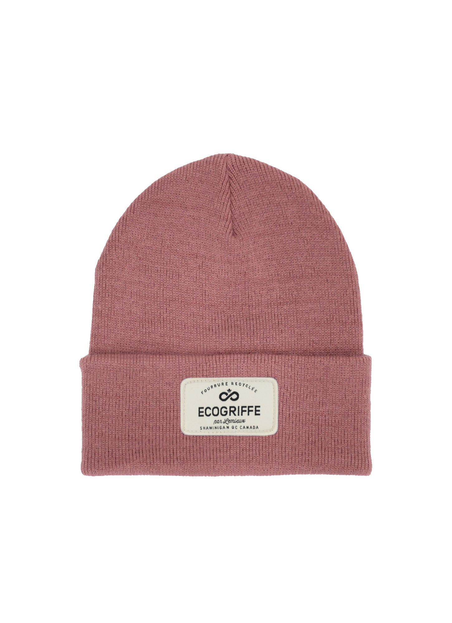 Tuque rose cendré Tradition - taille junior