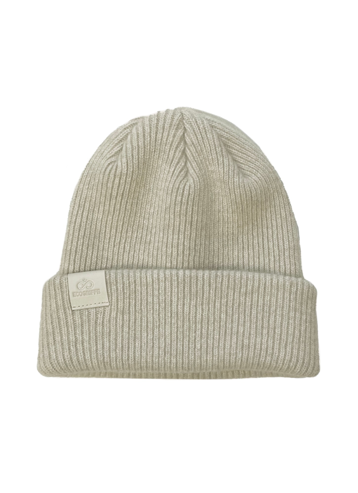 Nordic deluxe cream beanie - recycled cashmere & Wool