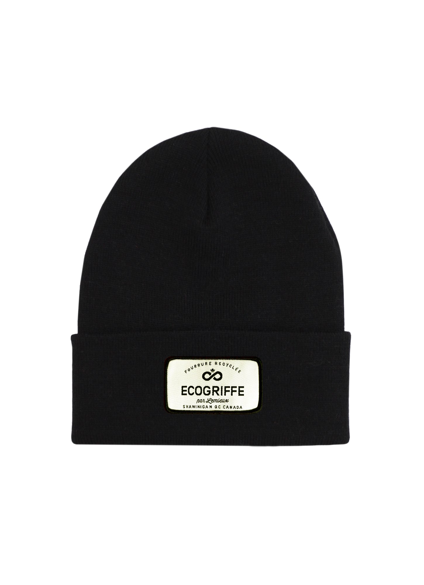 Tuque noire Tradition - taille adulte
