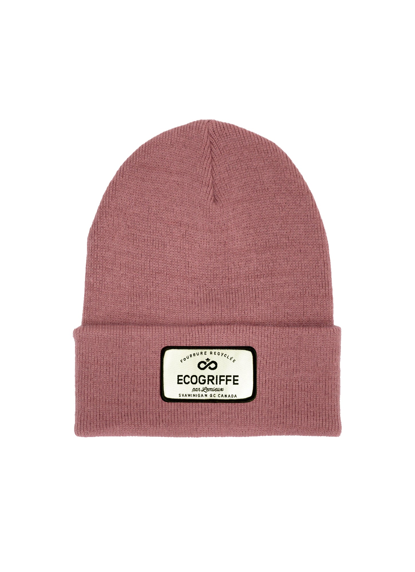 Tuque rose cendré Tradition - taille adulte