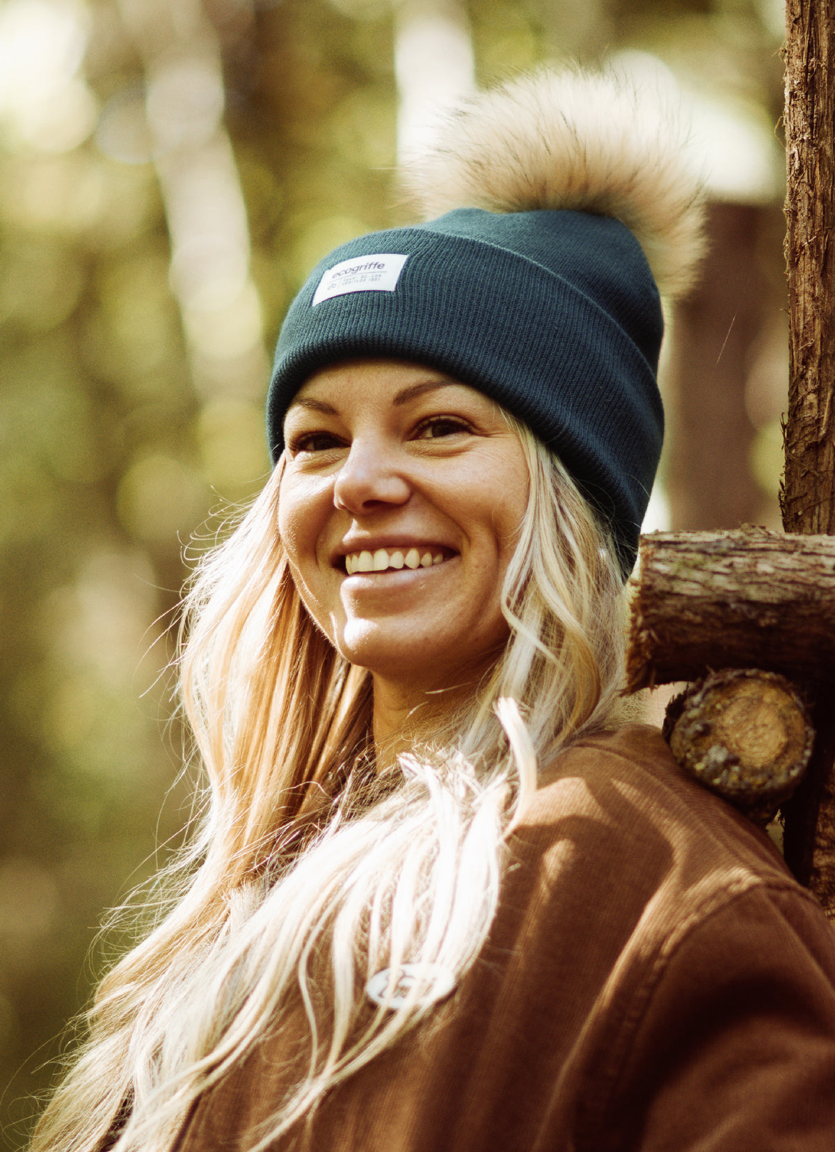 Tuque Héritage sarcelle - maille fine