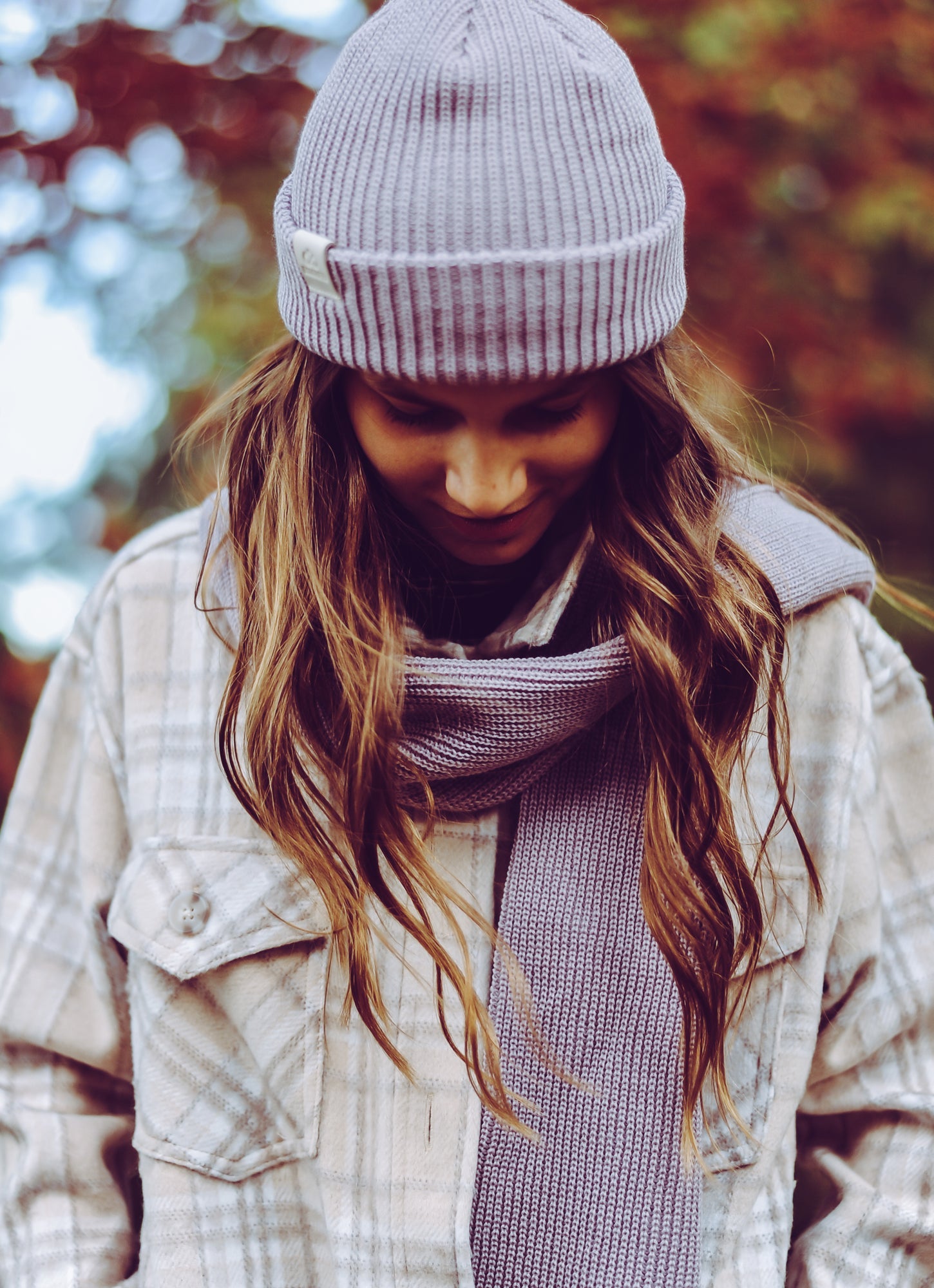 Boreal set lavender hat &amp; scarf 