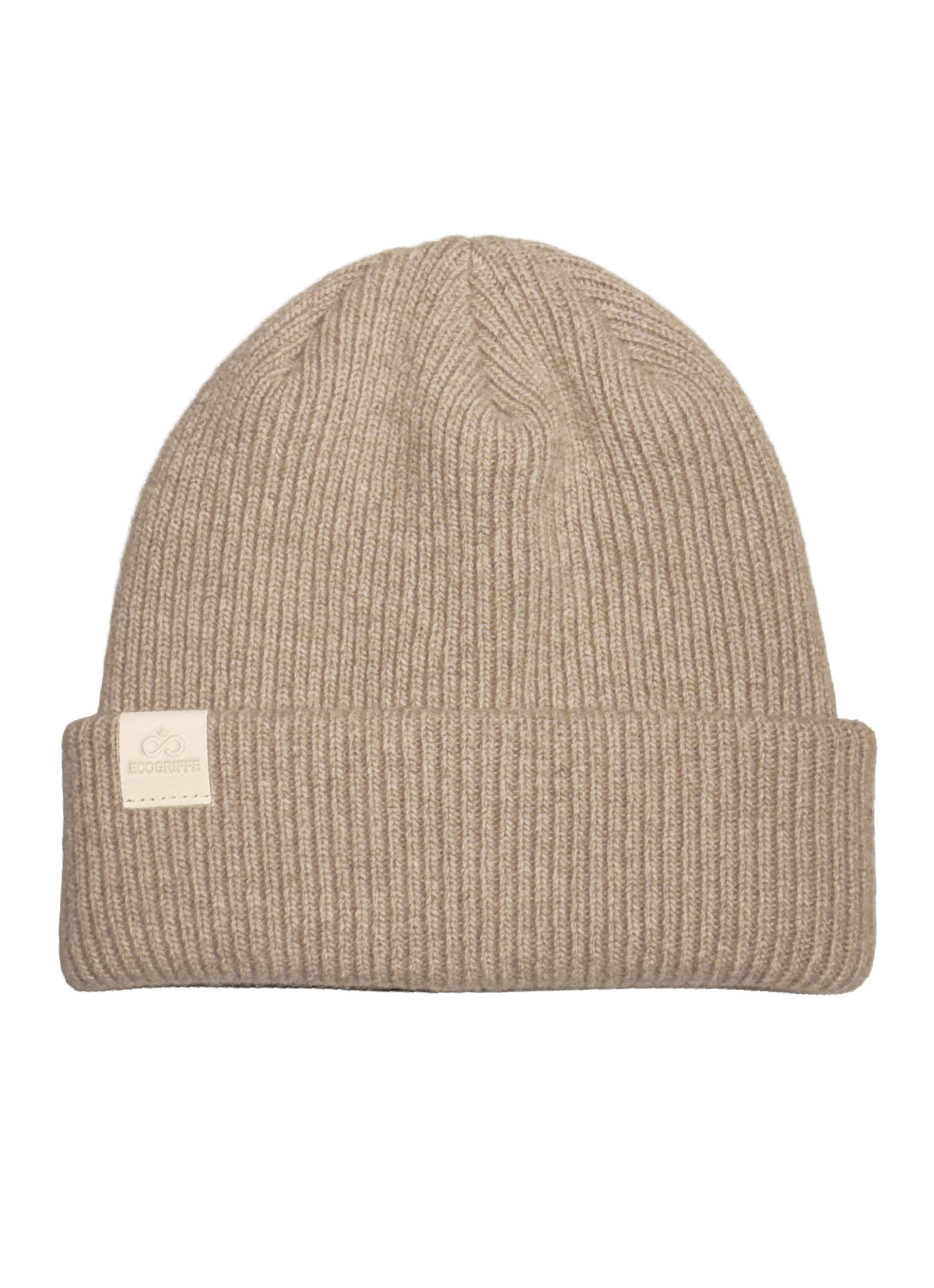 Tuque Nordique deluxe - grège - cachemire recyclé & laine de mérinos