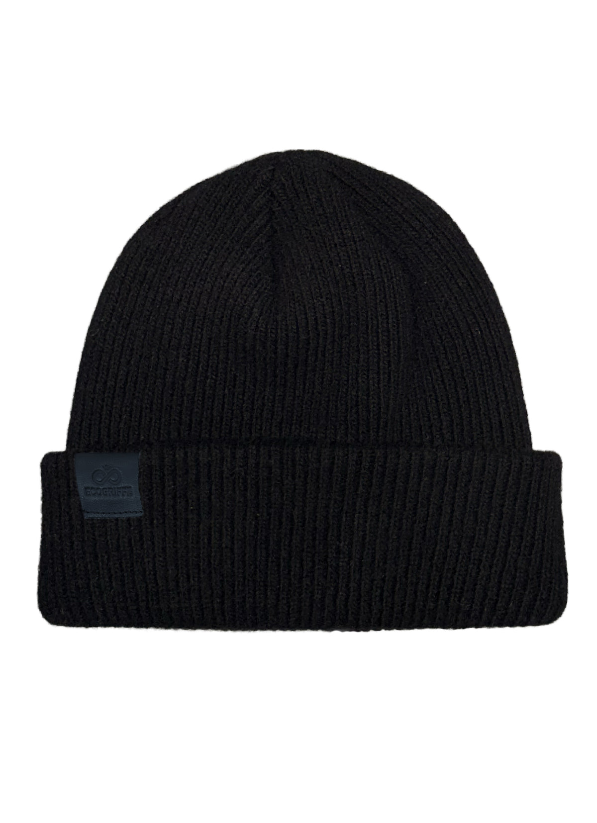 Tuque Nordique deluxe - noir - cachemire recyclé & laine de mérinos